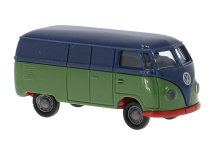 Brekina 32075 - H0 - VW T1a Kasten - blau/grün